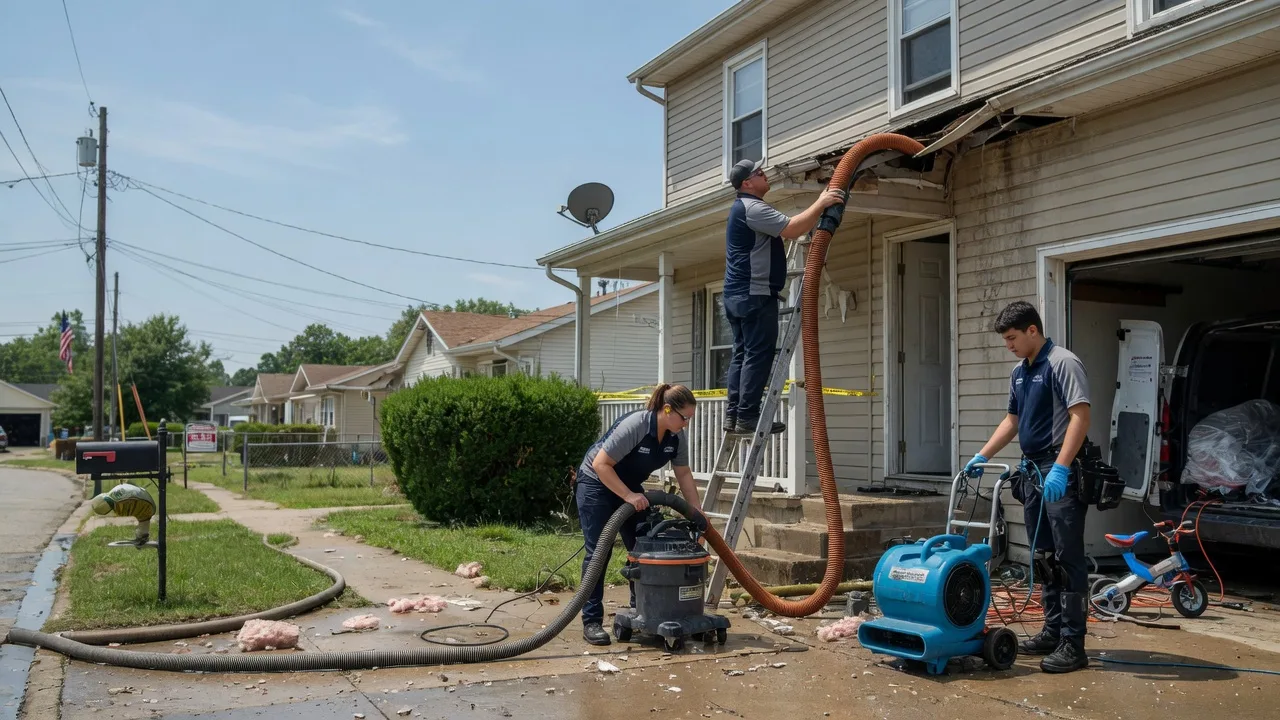 Water Damage Restoration in Burlington, PA near me
